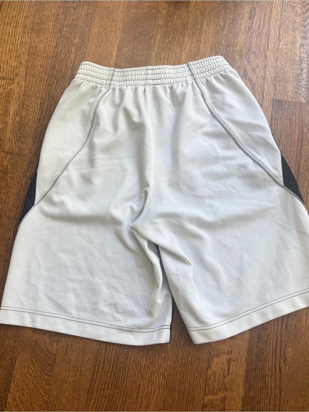 Nike vintage 90s baggy Black and White Basketball Shorts size L color block